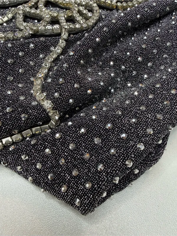 Pastel Rhinestone Butterfly Glitter Long Sleeve Evening Top size L - Image 10