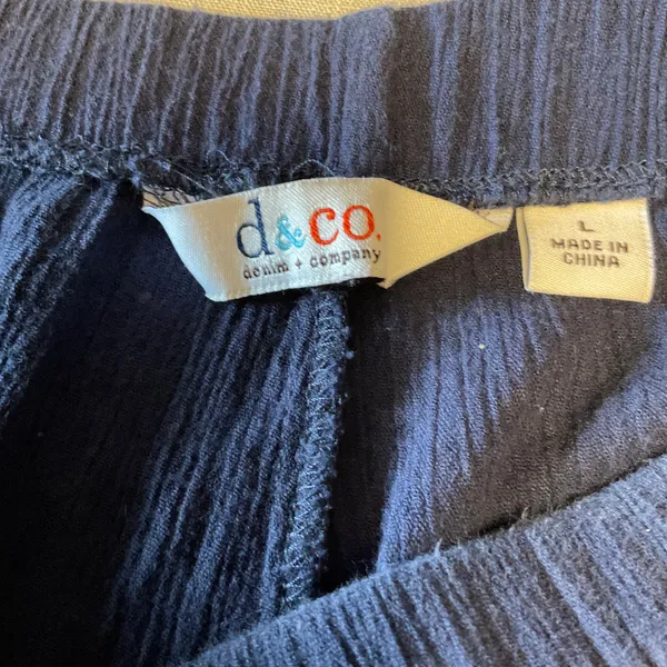 Crop pants Blue Size L - Image 4