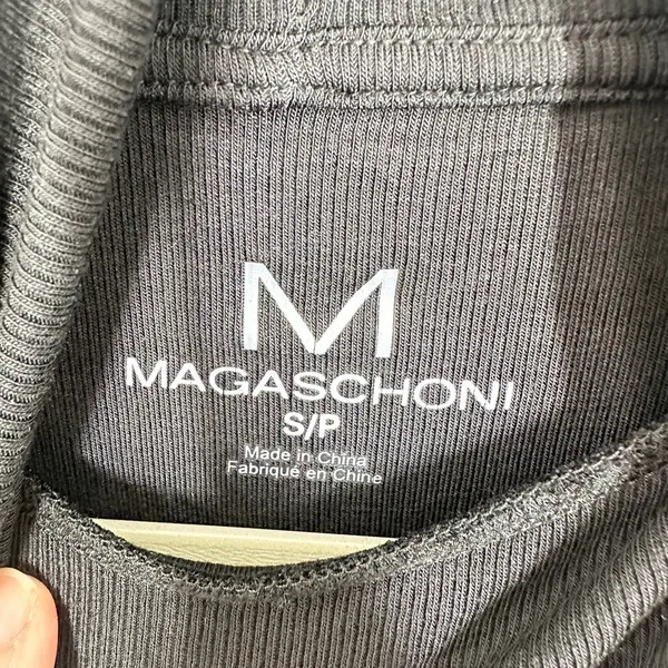 Magaschoni Womens Micromodal Black Ribbed Turtleneck Long Sleeve Top NWT Classic - Image 5
