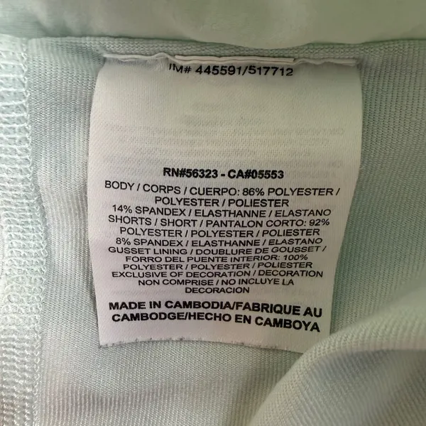 Nike Dri-FIT Ruffle Skort Women Medium Mint Green Grey Tennis Golf Athletic‎ - Image 6