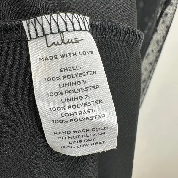 Lulus Forever Celebrated Black Swiss Dot Ruched Tulle Midi Dress Cocktail XS NWT - Image 11