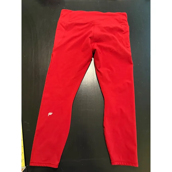 Fabletics‎ PureLuxe Red High Waisted Crossover Leggings Womens XL LG2251354-6218 - Image 6
