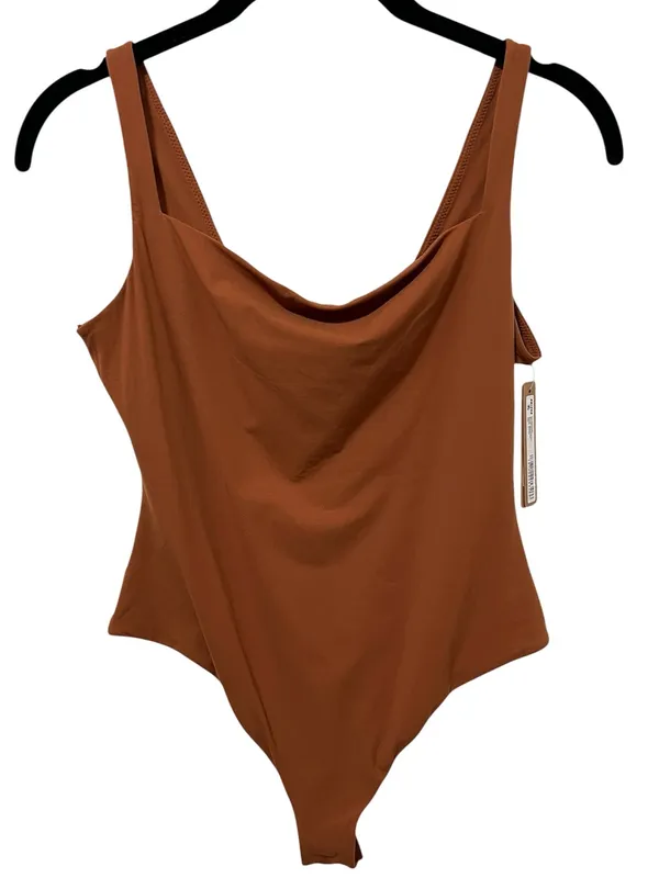 NEW Skims Fits Everybody Square Neck Bodysuit Large Bronze - Image 2