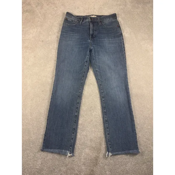 madewell the perfect‎ vintage jean 29 Raw Hem Side Slit Med Wash - Image 2