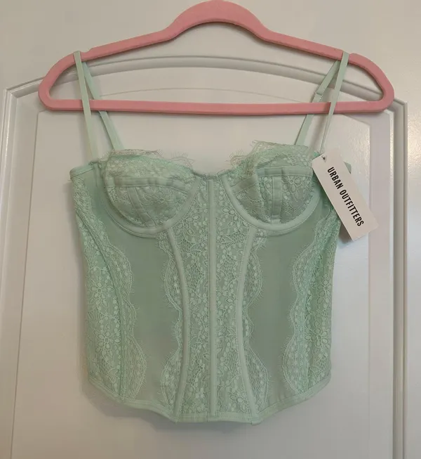 Urban Outfitters Out From Under RARE Mint Modern Love Corset - Image 3