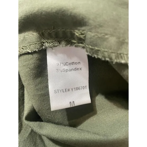 Tuckernuck Pomander Place Medium Green Claiborne Dress Short Long Sleeve Olive - Image 11