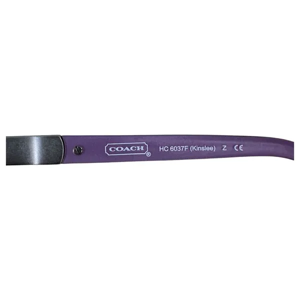 Coach Kinslee HC 6037F Purple Eyeglasses Glasses Frames – NEEDS LENSES - Image 2
