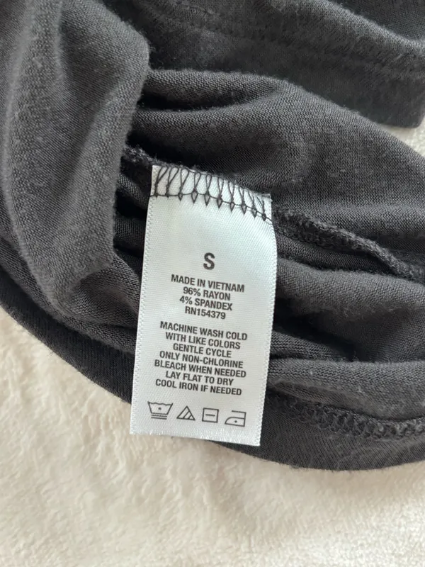 Aeropostale Black V-Neck Top - Image 4