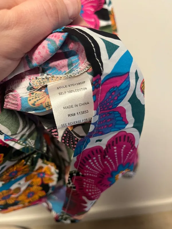 BALTIC BORN (NWT) Kyrie Puff Sleeve Short Dress, Multicolor Floral, Size XL - Image 12