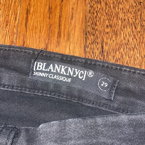 Blank NYC size 29 black denim class skinny stretch - Image 6