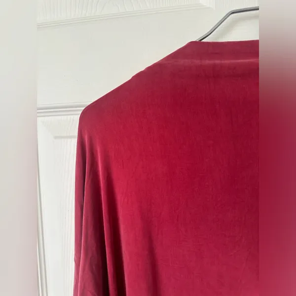 Eileen Fisher Rose Blush Mock neck Long Sleeve Top - Image 11