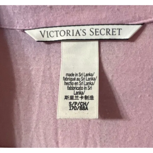 Victoria's‎ Secret Modal Tie Dye Pajama Set Small 2PC Button Down Top & Shorts - Image 8