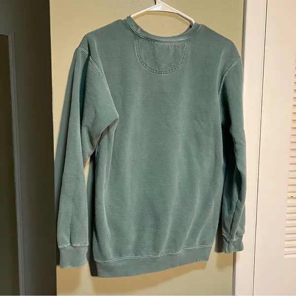 Comfort Colors Women's Size Small Crewneck Sweatshirt Light Green White Virginia - Image 5
