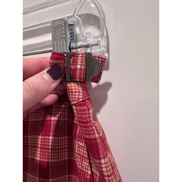 Brandy Melville John Galt Red Plaid Trouser Pants‎ 26 Waist - Image 5
