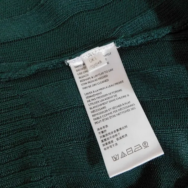 FREE PEOPLE Intimately Switch It Up‎ Tank Cami Green Balsam Ribbed Knit Large - Image 13