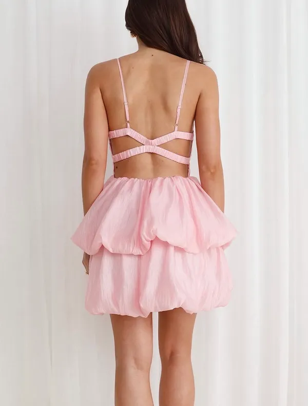 HELLO MOLLY Pink Bubble Dress - Image 2