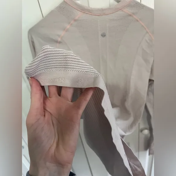 Lululemon Swiftly Tech Long Sleeve Tee Blush Pink Size 8 - Image 7