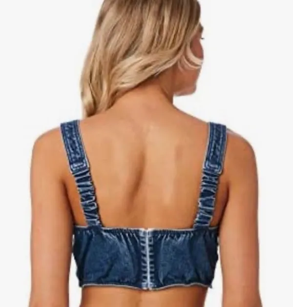 Rollas Rochelle Bustier Pam Blue Small - Image 2