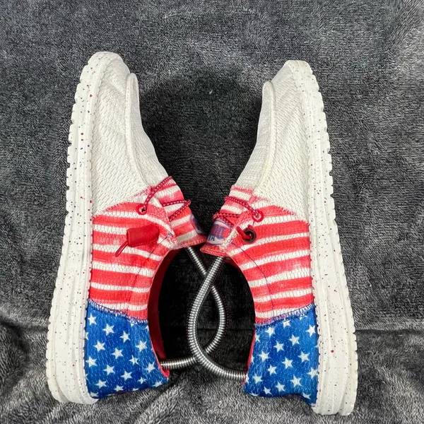 Hey Dude Wendy Sox Patriotic Americana July 4th US Flag Red/White/Blue Sz W9 - Image 6