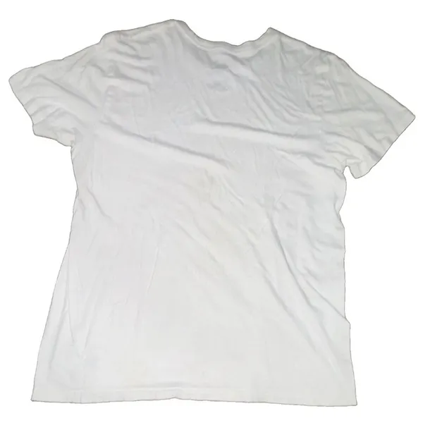 Polo Ralph Lauren Classic Fit Men’s White Cotton Knit Logo Crew Neck Tee M - Image 4