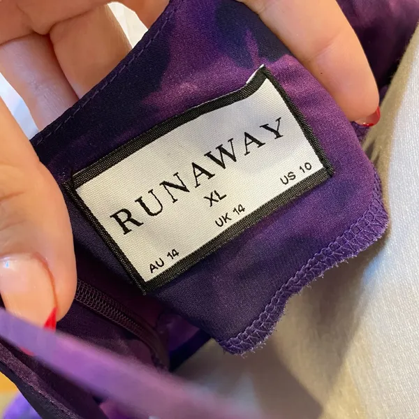 Runaway The Label Calista Maxi Dress In Purple - Image 12