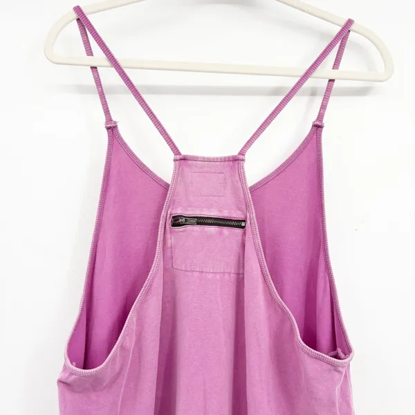 Free People FP Movement Womens Hot Shot Raspberry Punch Slouchy Boho Jumpsuit S - Image 8