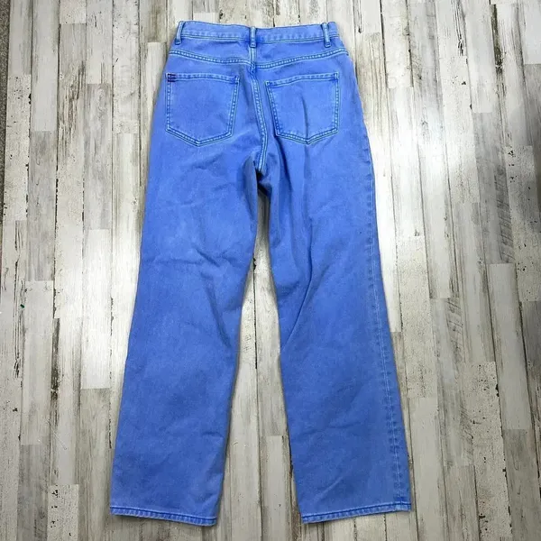 Women's Size 26‎ Blue Light Denim Straight Leg Cowboy Jeans - Image 3
