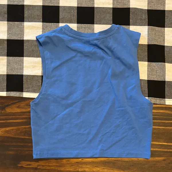 Zara Vibrant Blue Crop Top small - Image 3
