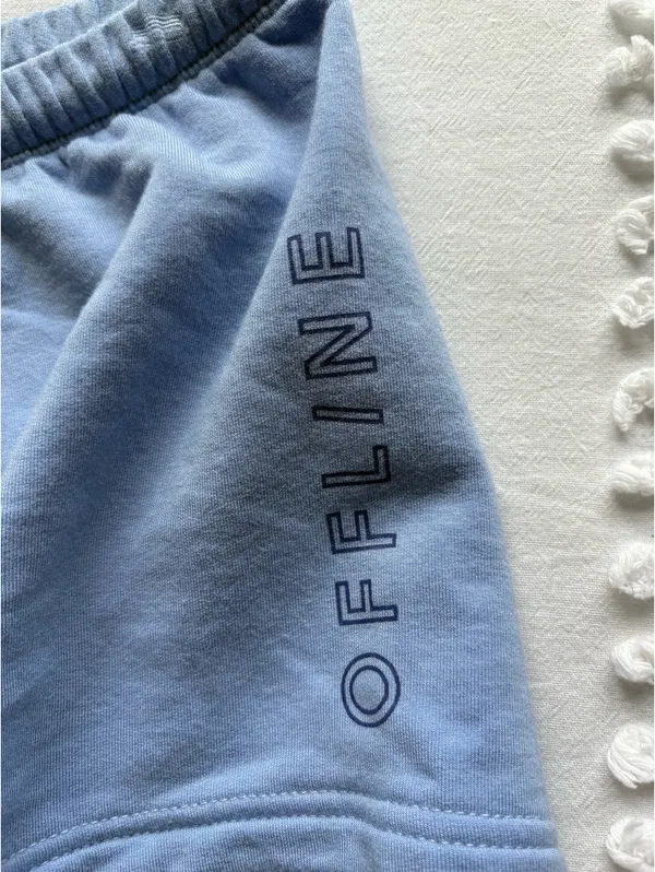 Aerie Baby Blue Sweat Shorts NWT - Image 6