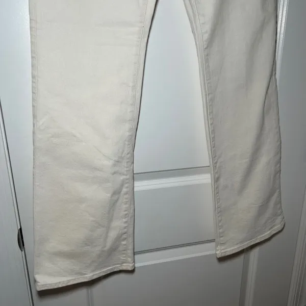 NWT Madewell Relaxed Bootcut Jeans cream women's 28 country western boho summer - Image 5