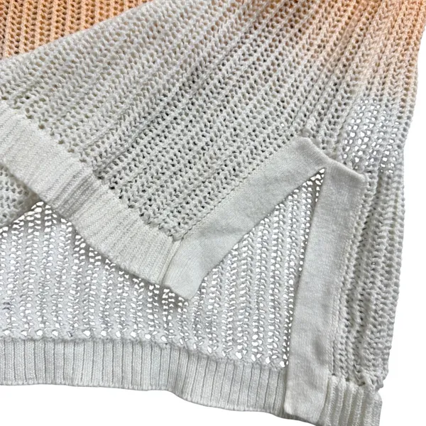 Lauren Ralph Lauren Linen Blend Sweater Womens Large‎ Ombre Open Knit Boat Neck - Image 7