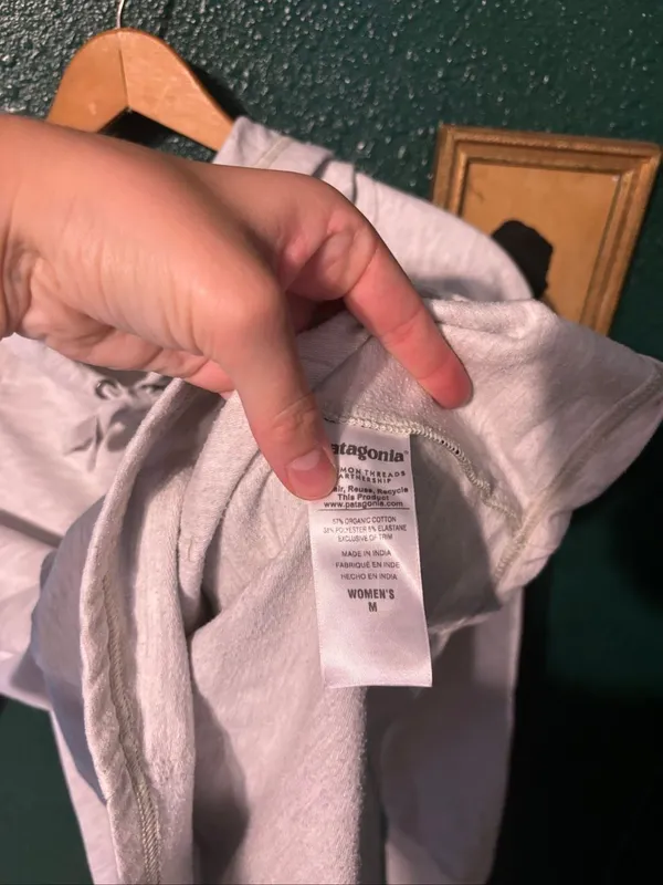 Patagonia Snap Up Hoodie Sz Medium Gray Hooded - Image 4