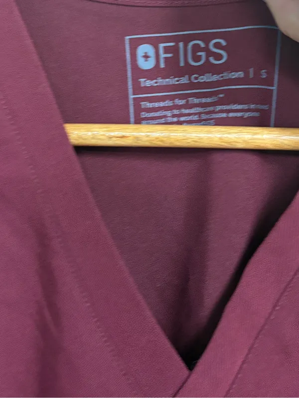 Figs Technical Collection Scrub Top Size Small - Image 5