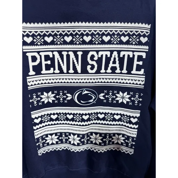 Pressbox NCAA Penn State Holiday Ugly Sweater XMas Christmas Collegiate Med Navy - Image 2