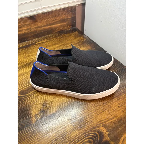 Rothys Black The Original Slip‎ On Sneakers Size 8.5 - Image 2
