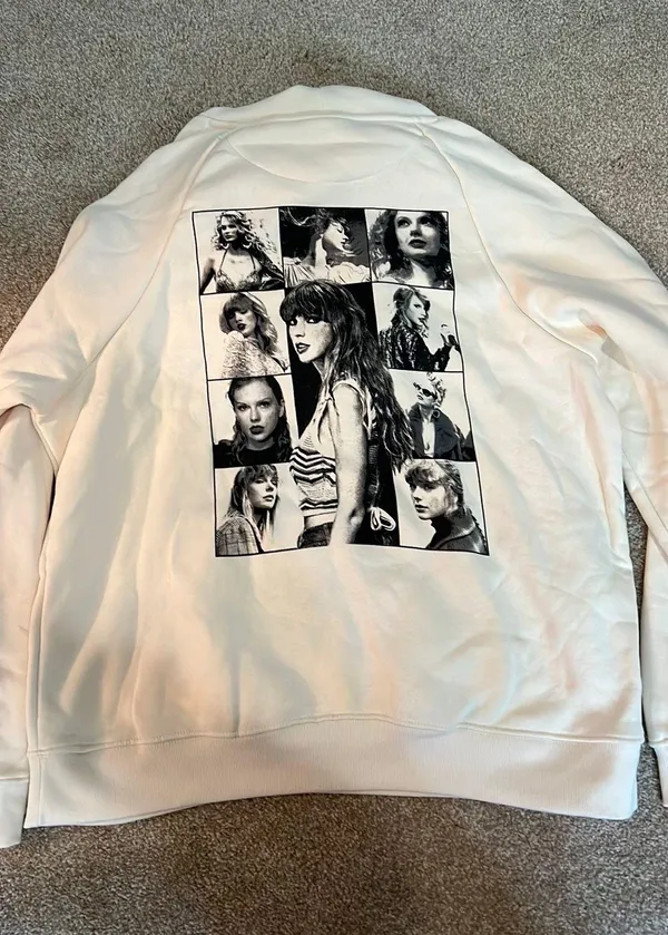 Taylor Swift Eras Tour Beige Hoodie - Image 4