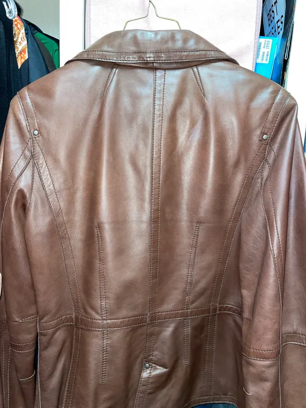 Bernardo Suede Leather Jacket - Image 2
