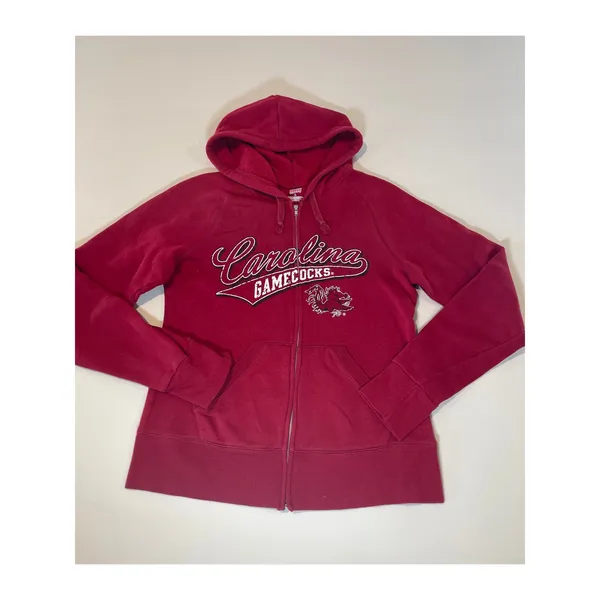Carolina Gamecocks Full‑Zip Hoodie – Size L (Dark Red, Soffe Brand) - Image 7