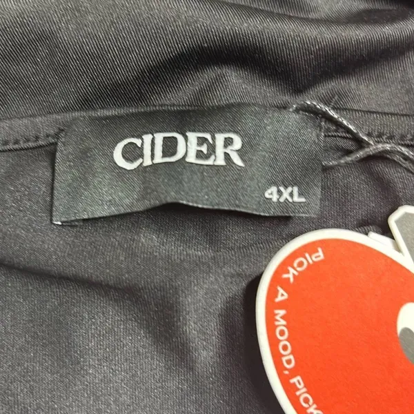 Cider 4XL Black Bodycon Side Ruched Stretchy Mini Cocktail Dress LBD Sexy‎ NWT - Image 5