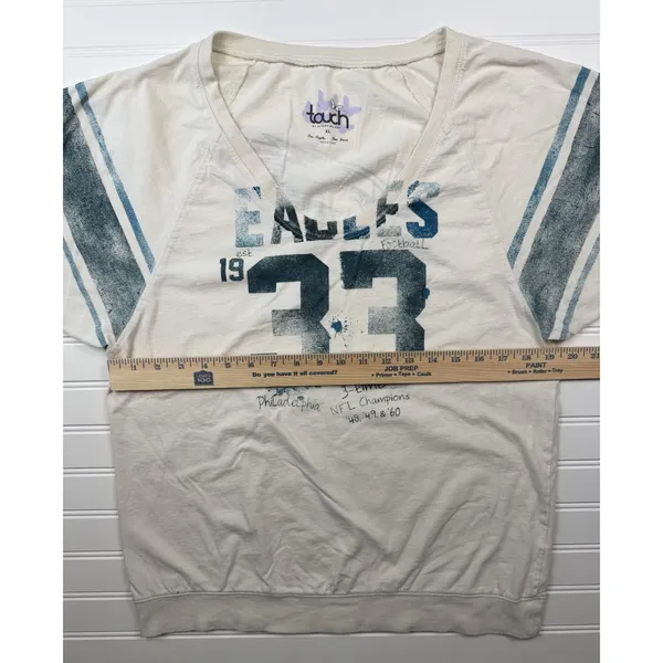 Philadelphia Eagles Touch Alyssa Milano Women’s XL Sweatshirt Shirt NFL Football - Image 4
