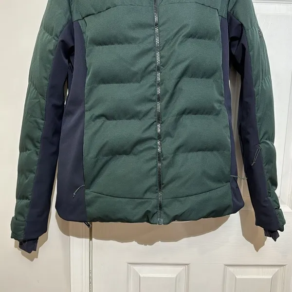 Salomon Stormcozy Puffer‎ Ski Snow Boarding with removable hood or fur trim L - Image 3
