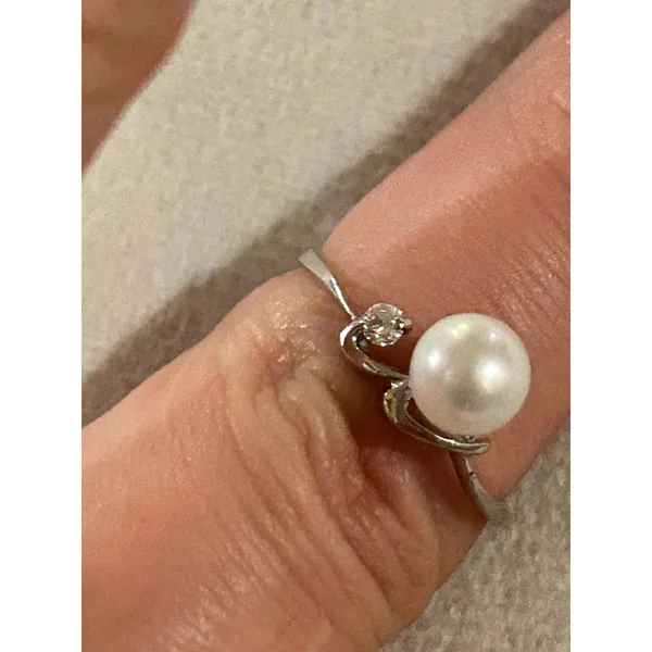 Ring band 925 sterling silver unique cute size 6.75 - Image 3