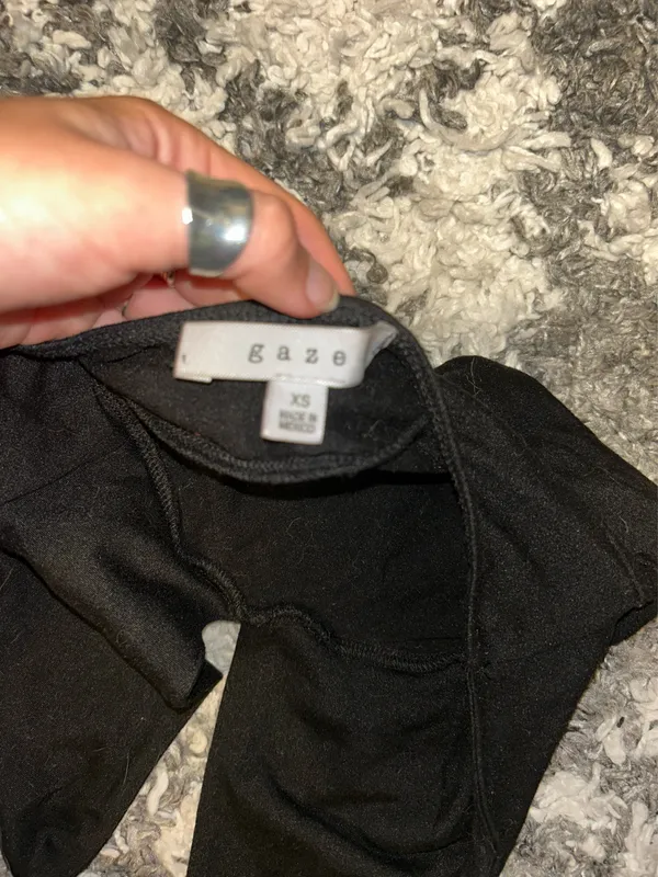 Halter Neck Gaze USA top - Image 2