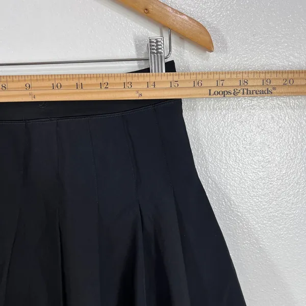 CRZ YOGA Pleated Tennis Skirt Athletic Golf Skort Activewear Black Small‎ - Image 8