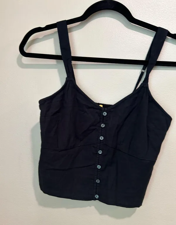 Abercrombie black tank top - Image 3
