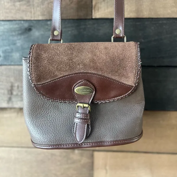 American-vintage Women's Brown and Burgundy Bag - Image 4