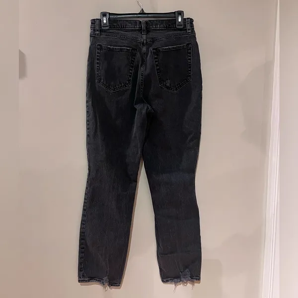 Abercrombie & Fitch Ultra High Rise Ankle Straight Size 10R - Image 5