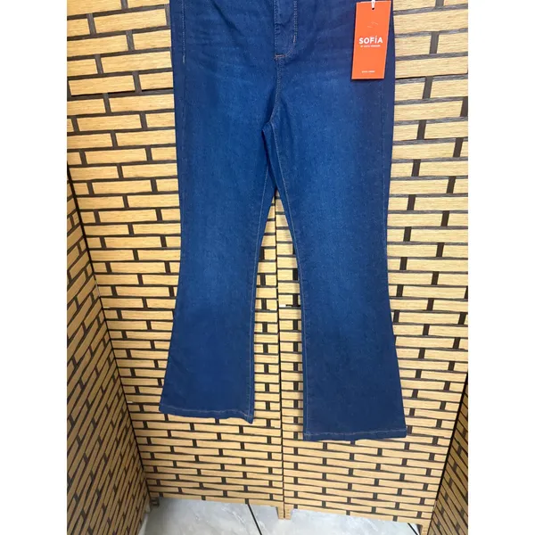 Sofia by Sofia Vergara High Rise‎ Flare Leg Jeans Size 2 Blue - Image 4