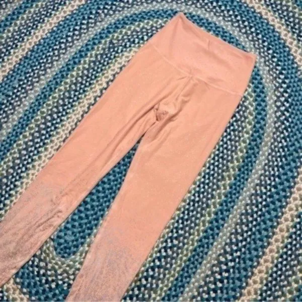 Beyond Yoga Pink Sparkle Leggings Size‎ Small Athletic Gym Workout Athleisure - Image 3