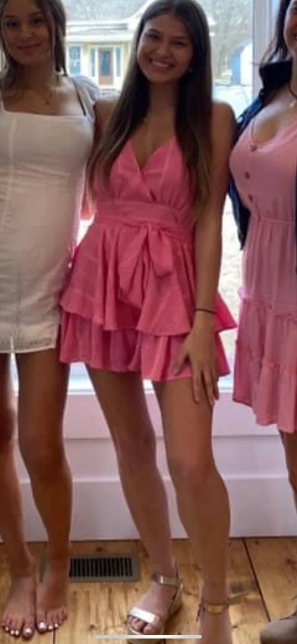 Pink Lily Romper - Image 2